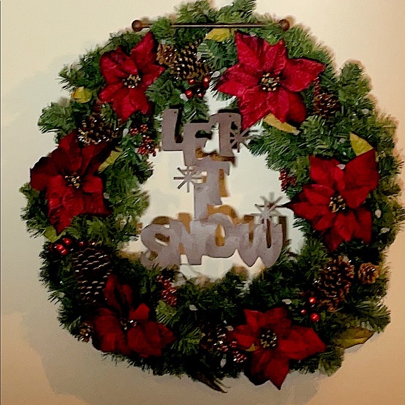 Rustic Metal *Let It Snow* Decor